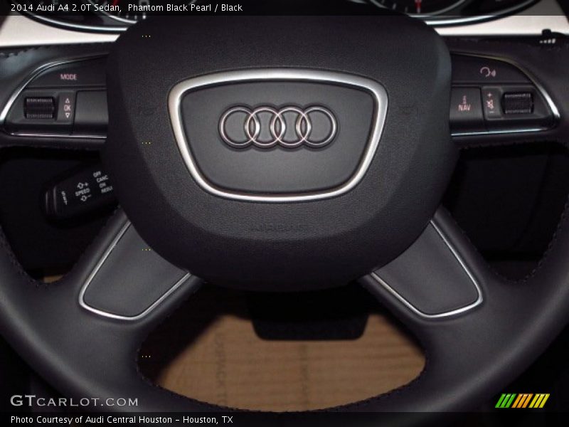 Phantom Black Pearl / Black 2014 Audi A4 2.0T Sedan