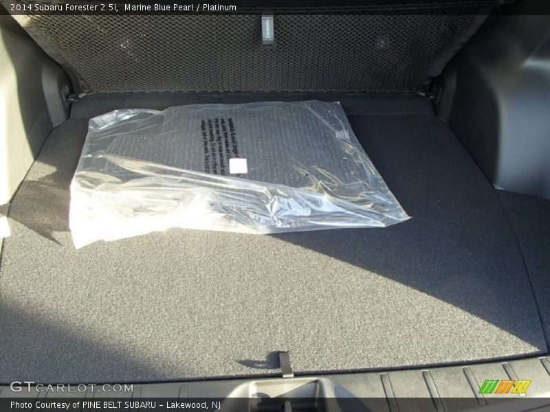 Marine Blue Pearl / Platinum 2014 Subaru Forester 2.5i