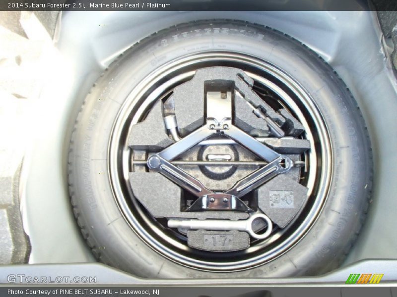 Marine Blue Pearl / Platinum 2014 Subaru Forester 2.5i