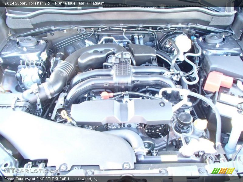 Marine Blue Pearl / Platinum 2014 Subaru Forester 2.5i