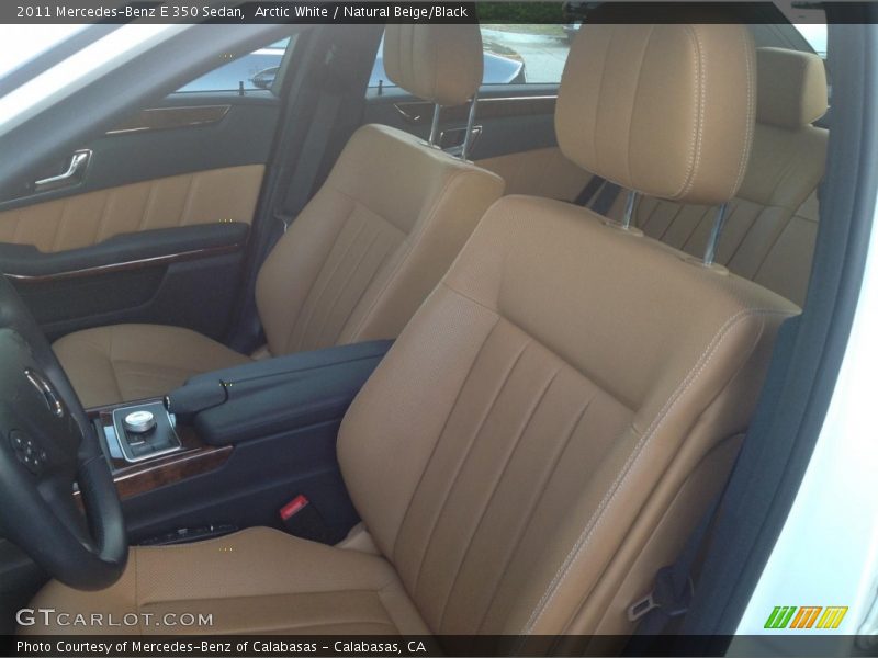Arctic White / Natural Beige/Black 2011 Mercedes-Benz E 350 Sedan