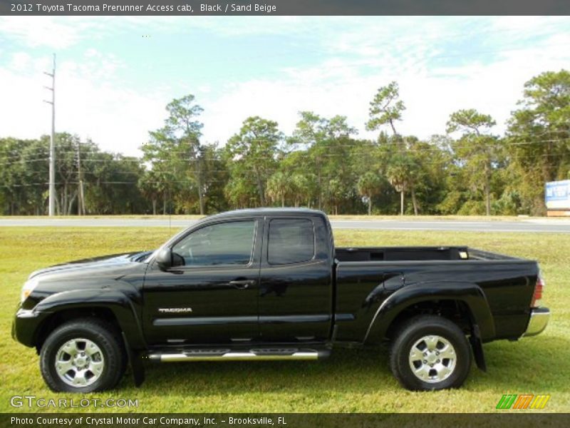 Black / Sand Beige 2012 Toyota Tacoma Prerunner Access cab