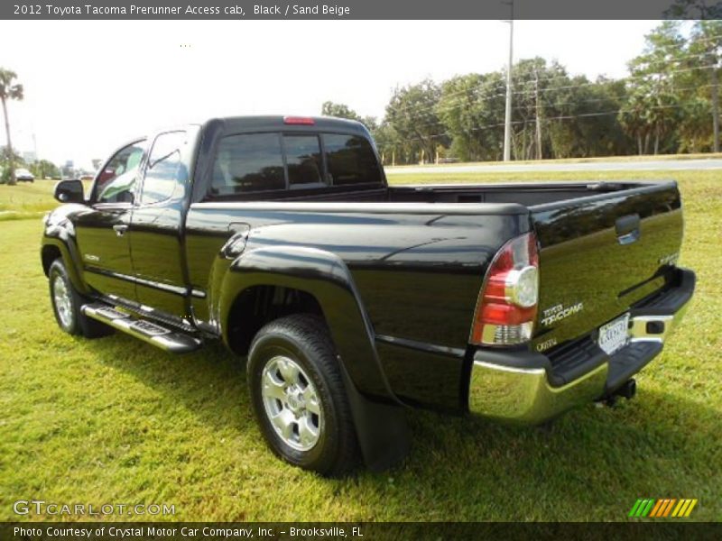 Black / Sand Beige 2012 Toyota Tacoma Prerunner Access cab
