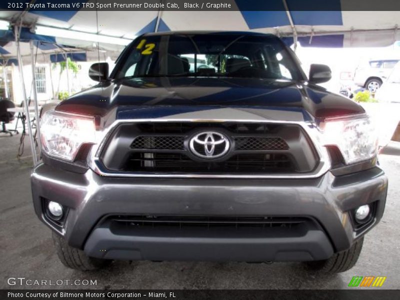 Black / Graphite 2012 Toyota Tacoma V6 TRD Sport Prerunner Double Cab