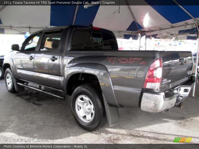 Black / Graphite 2012 Toyota Tacoma V6 TRD Sport Prerunner Double Cab