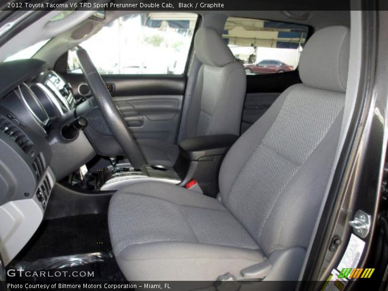 Black / Graphite 2012 Toyota Tacoma V6 TRD Sport Prerunner Double Cab