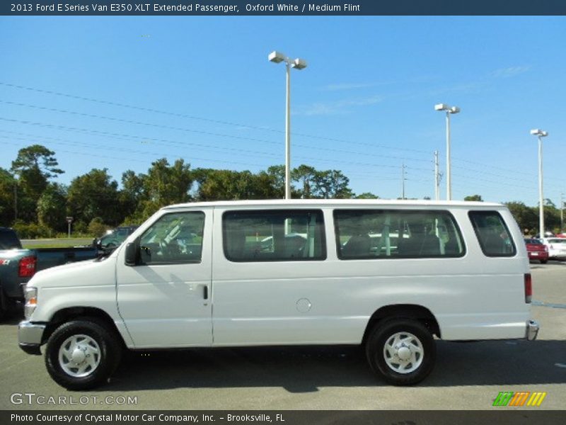  2013 E Series Van E350 XLT Extended Passenger Oxford White