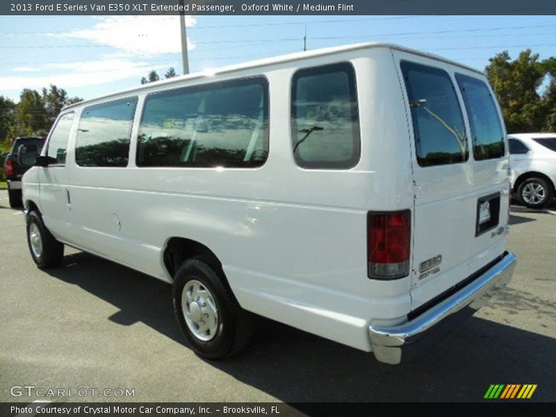 Oxford White / Medium Flint 2013 Ford E Series Van E350 XLT Extended Passenger