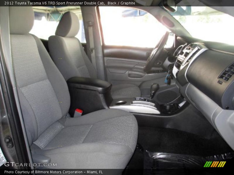 Black / Graphite 2012 Toyota Tacoma V6 TRD Sport Prerunner Double Cab