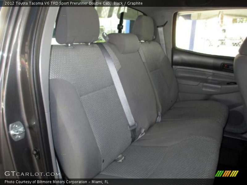 Black / Graphite 2012 Toyota Tacoma V6 TRD Sport Prerunner Double Cab