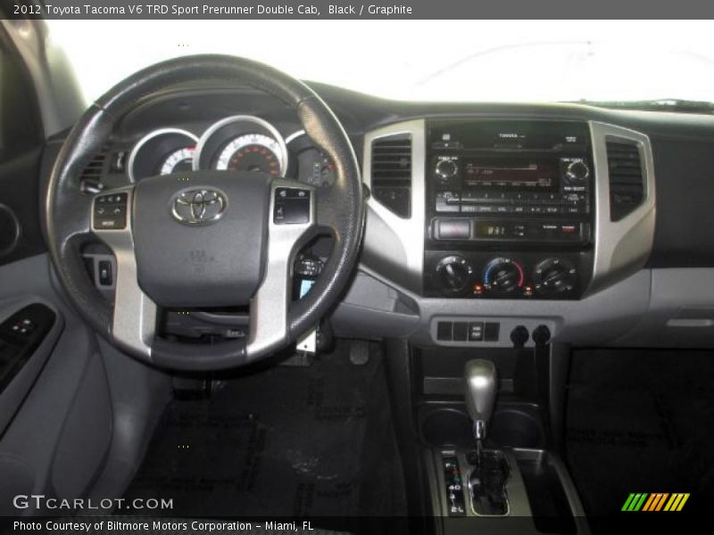 Black / Graphite 2012 Toyota Tacoma V6 TRD Sport Prerunner Double Cab