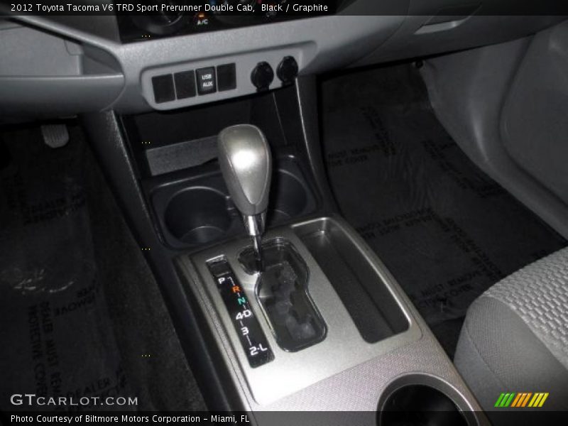 Black / Graphite 2012 Toyota Tacoma V6 TRD Sport Prerunner Double Cab
