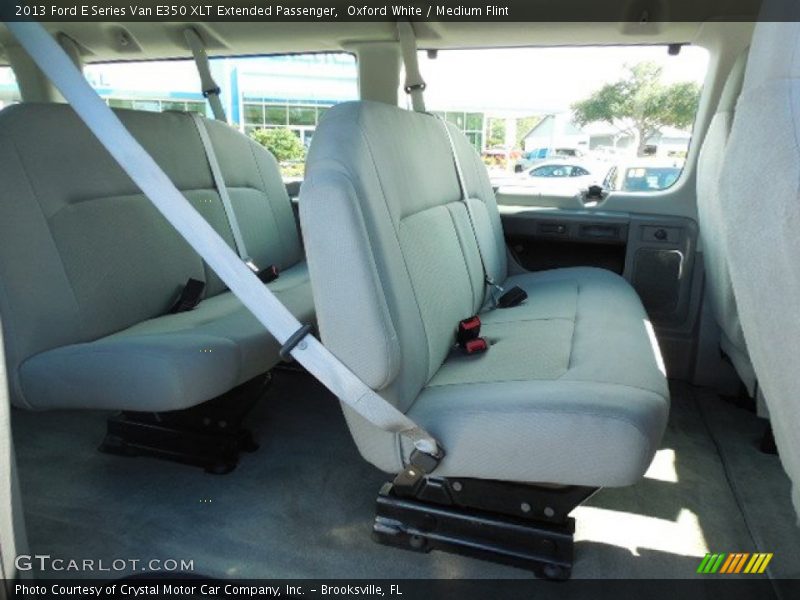 Oxford White / Medium Flint 2013 Ford E Series Van E350 XLT Extended Passenger