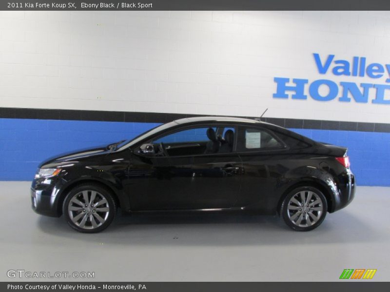 Ebony Black / Black Sport 2011 Kia Forte Koup SX