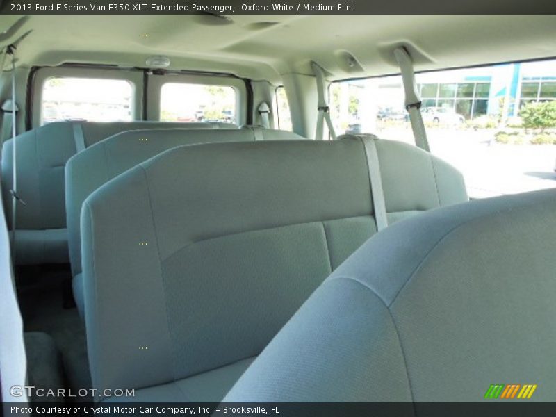 Oxford White / Medium Flint 2013 Ford E Series Van E350 XLT Extended Passenger