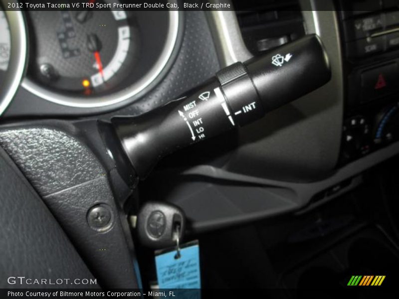 Black / Graphite 2012 Toyota Tacoma V6 TRD Sport Prerunner Double Cab