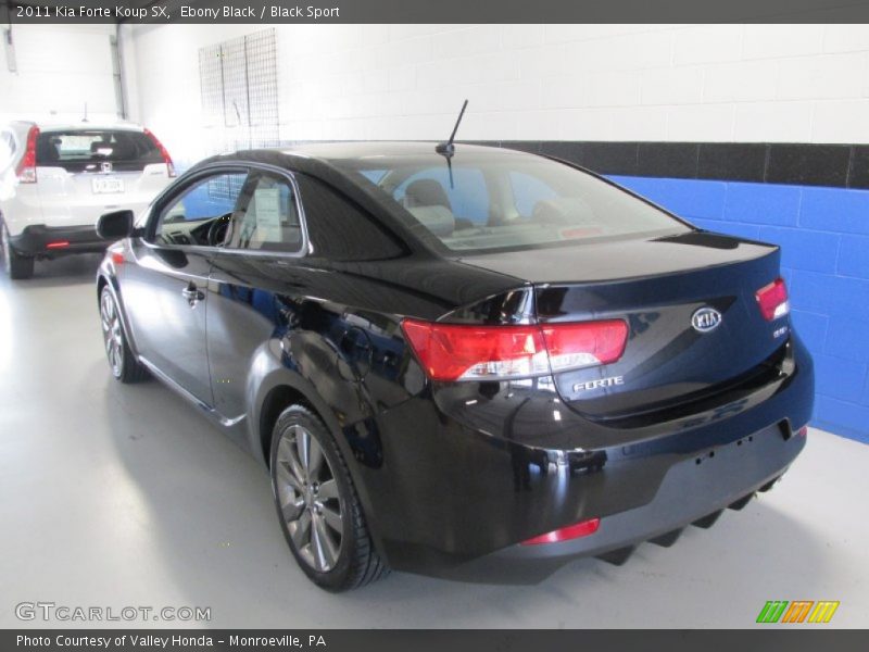 Ebony Black / Black Sport 2011 Kia Forte Koup SX
