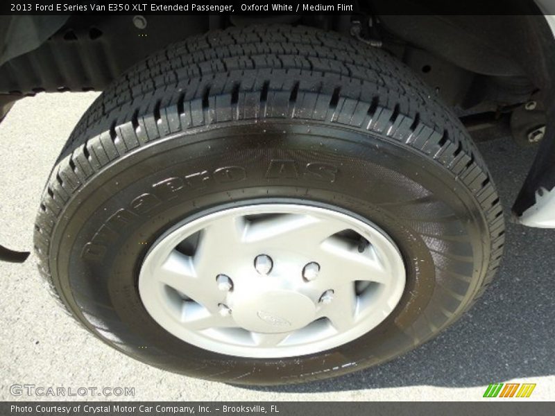 Oxford White / Medium Flint 2013 Ford E Series Van E350 XLT Extended Passenger