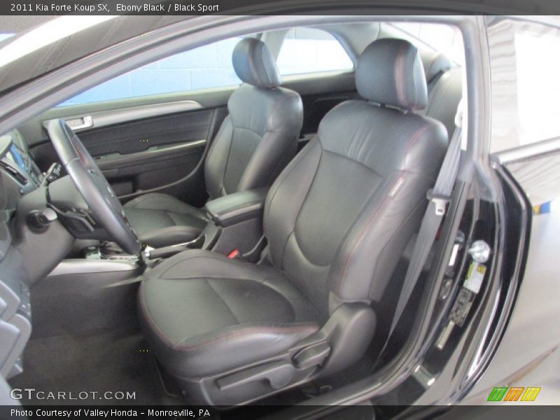 Ebony Black / Black Sport 2011 Kia Forte Koup SX