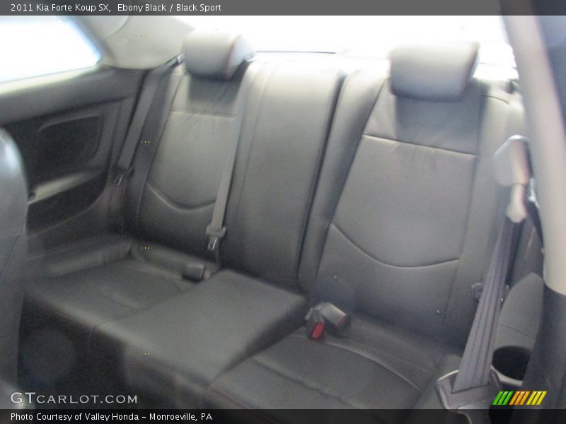 Ebony Black / Black Sport 2011 Kia Forte Koup SX