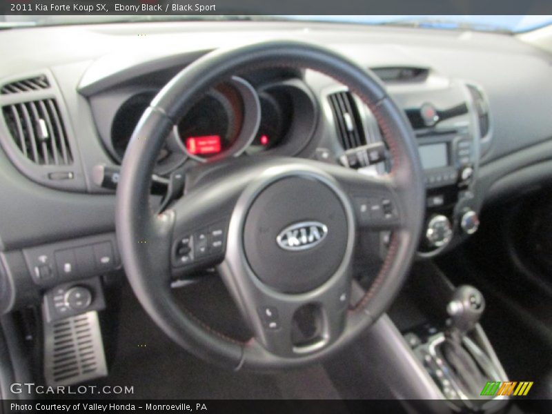 Ebony Black / Black Sport 2011 Kia Forte Koup SX