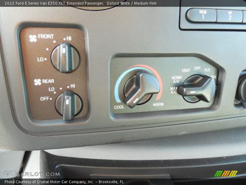 Oxford White / Medium Flint 2013 Ford E Series Van E350 XLT Extended Passenger