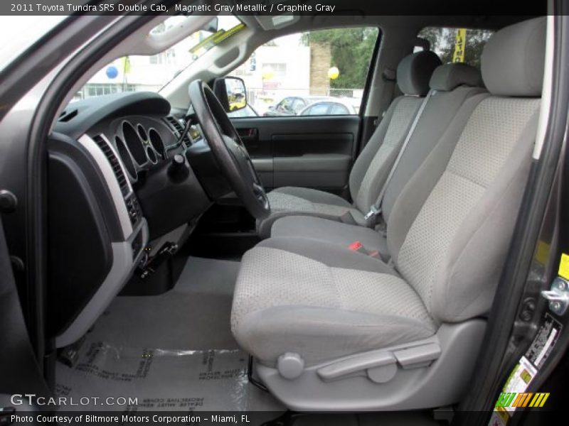 Magnetic Gray Metallic / Graphite Gray 2011 Toyota Tundra SR5 Double Cab
