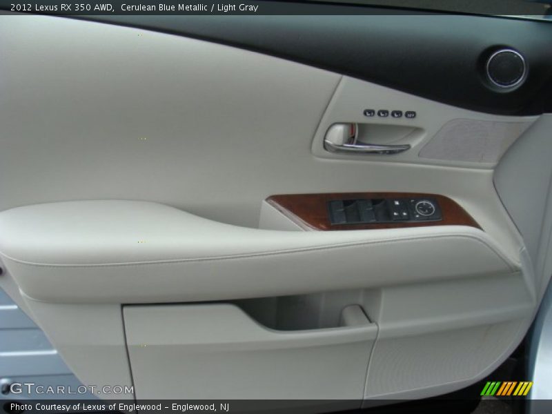 Cerulean Blue Metallic / Light Gray 2012 Lexus RX 350 AWD
