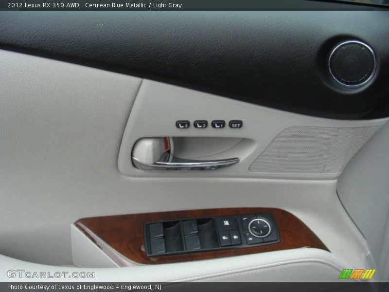 Cerulean Blue Metallic / Light Gray 2012 Lexus RX 350 AWD