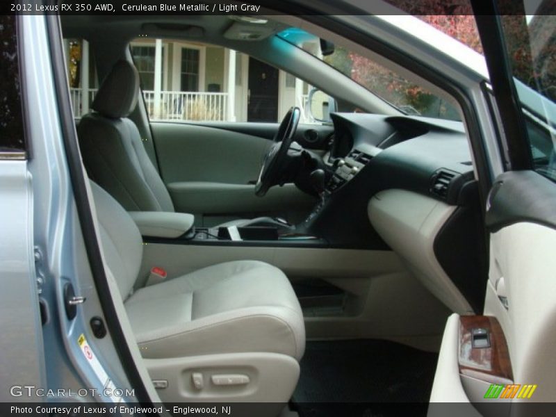 Cerulean Blue Metallic / Light Gray 2012 Lexus RX 350 AWD