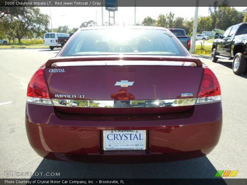 Red Jewel Tintcoat / Gray 2008 Chevrolet Impala LT