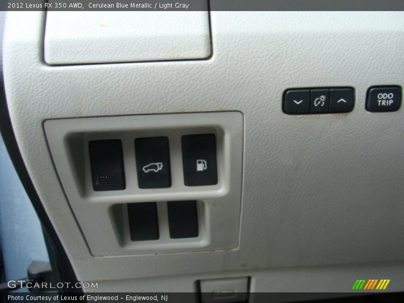 Cerulean Blue Metallic / Light Gray 2012 Lexus RX 350 AWD
