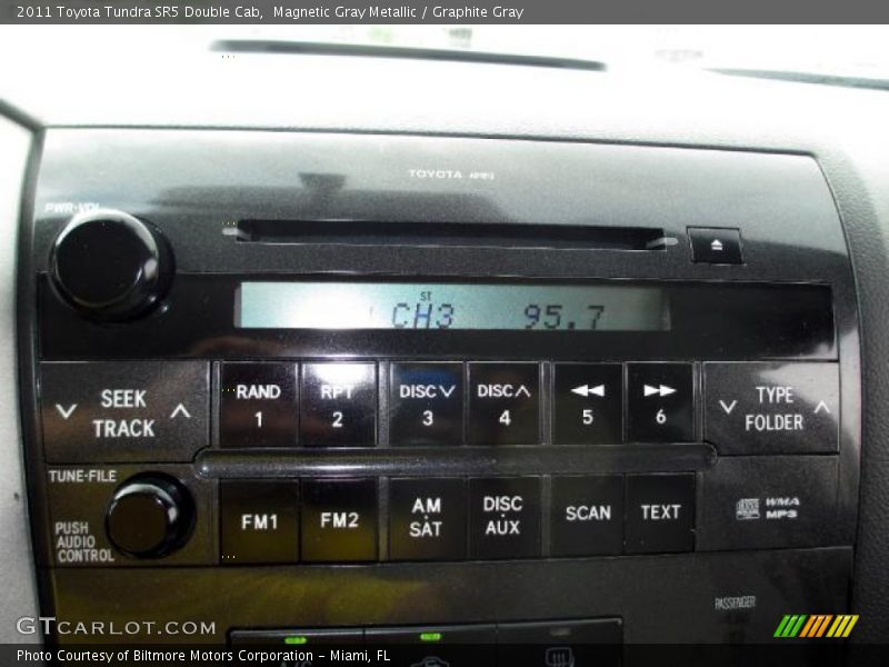 Magnetic Gray Metallic / Graphite Gray 2011 Toyota Tundra SR5 Double Cab