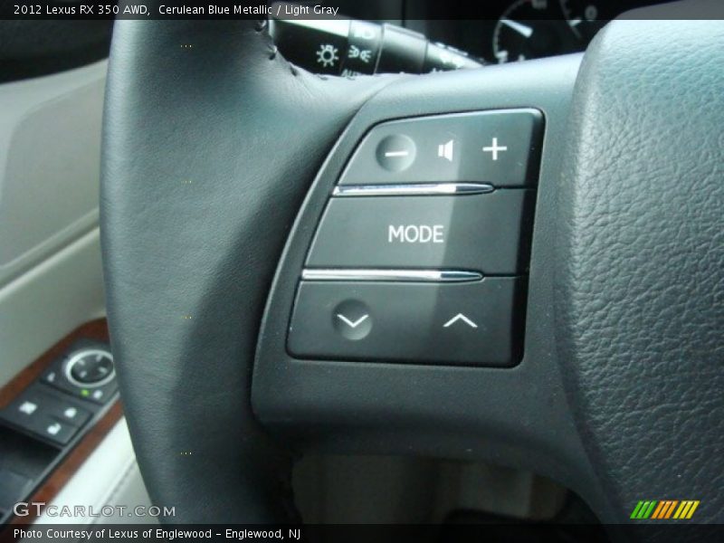 Cerulean Blue Metallic / Light Gray 2012 Lexus RX 350 AWD