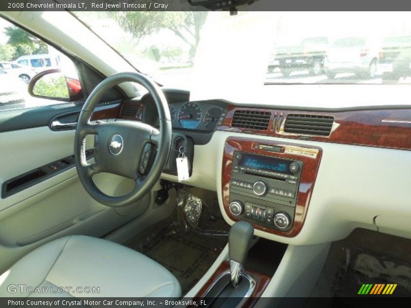 Red Jewel Tintcoat / Gray 2008 Chevrolet Impala LT