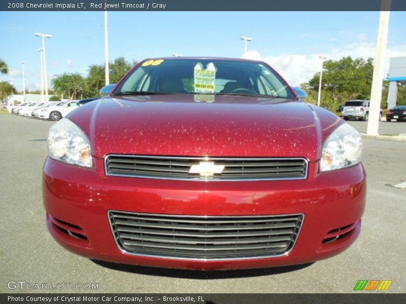 Red Jewel Tintcoat / Gray 2008 Chevrolet Impala LT