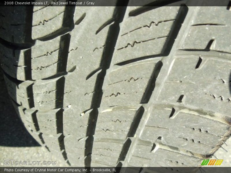 Red Jewel Tintcoat / Gray 2008 Chevrolet Impala LT