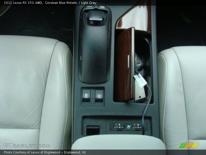 Cerulean Blue Metallic / Light Gray 2012 Lexus RX 350 AWD