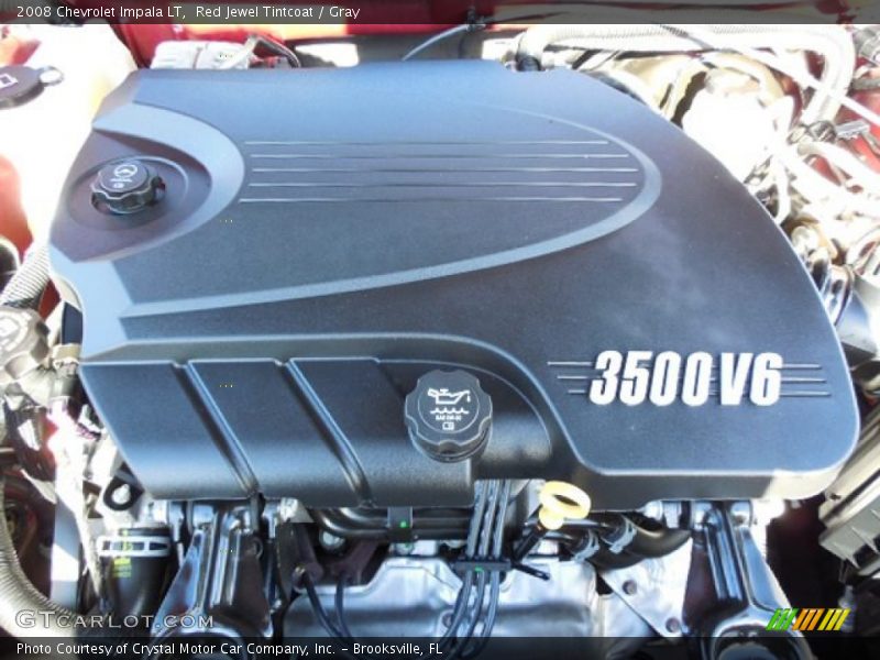 Red Jewel Tintcoat / Gray 2008 Chevrolet Impala LT