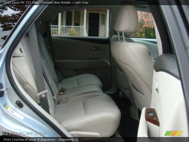 Cerulean Blue Metallic / Light Gray 2012 Lexus RX 350 AWD