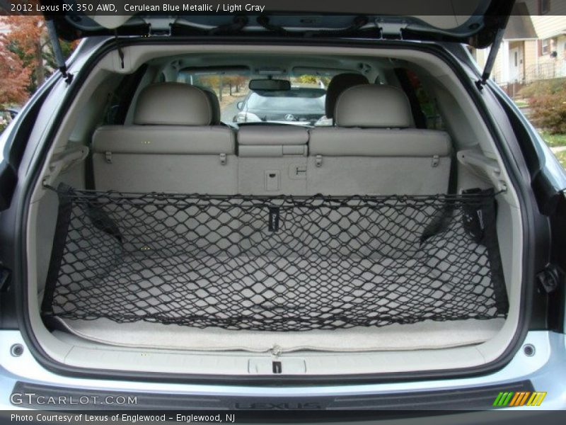 Cerulean Blue Metallic / Light Gray 2012 Lexus RX 350 AWD