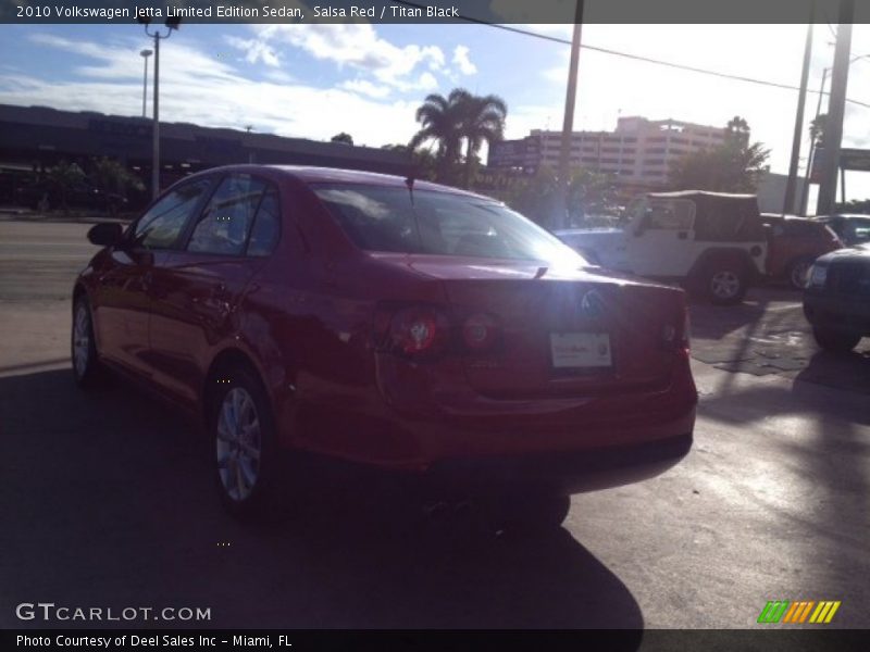 Salsa Red / Titan Black 2010 Volkswagen Jetta Limited Edition Sedan