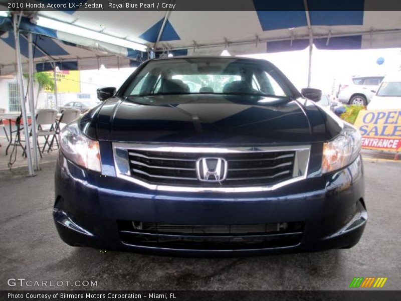 Royal Blue Pearl / Gray 2010 Honda Accord LX-P Sedan