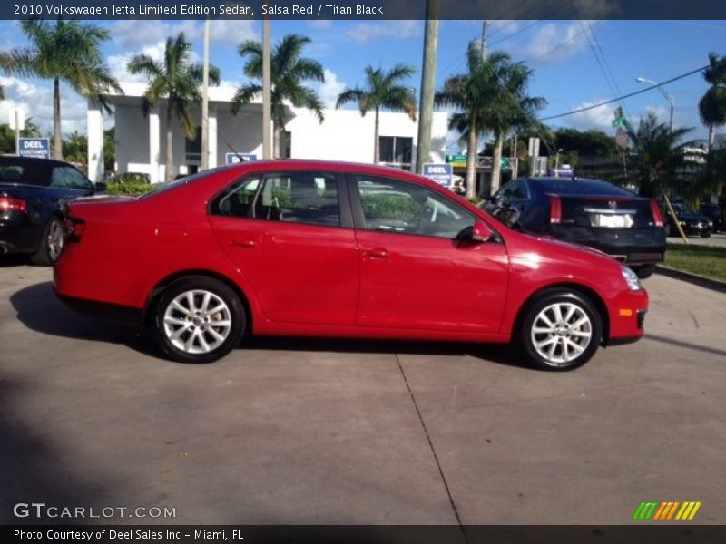 Salsa Red / Titan Black 2010 Volkswagen Jetta Limited Edition Sedan