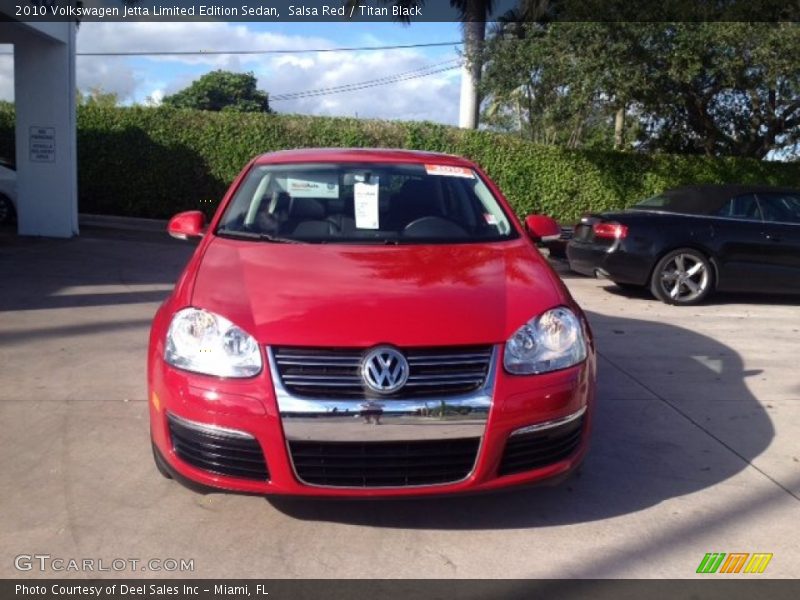 Salsa Red / Titan Black 2010 Volkswagen Jetta Limited Edition Sedan