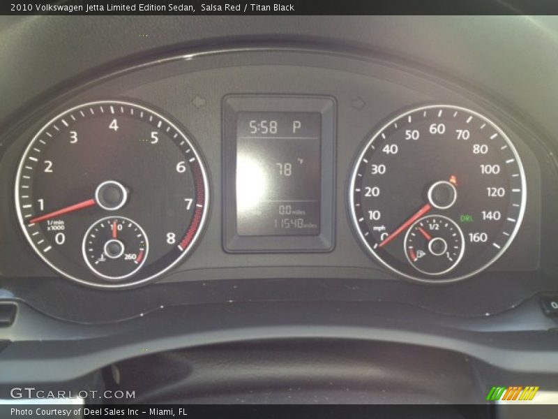 Salsa Red / Titan Black 2010 Volkswagen Jetta Limited Edition Sedan