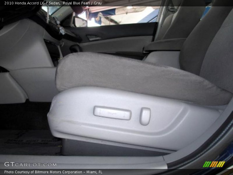 Royal Blue Pearl / Gray 2010 Honda Accord LX-P Sedan