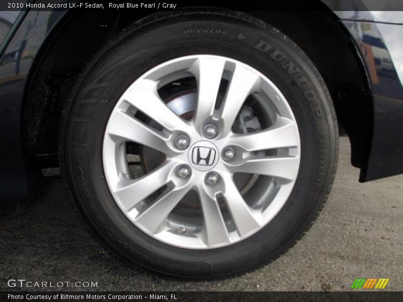 Royal Blue Pearl / Gray 2010 Honda Accord LX-P Sedan