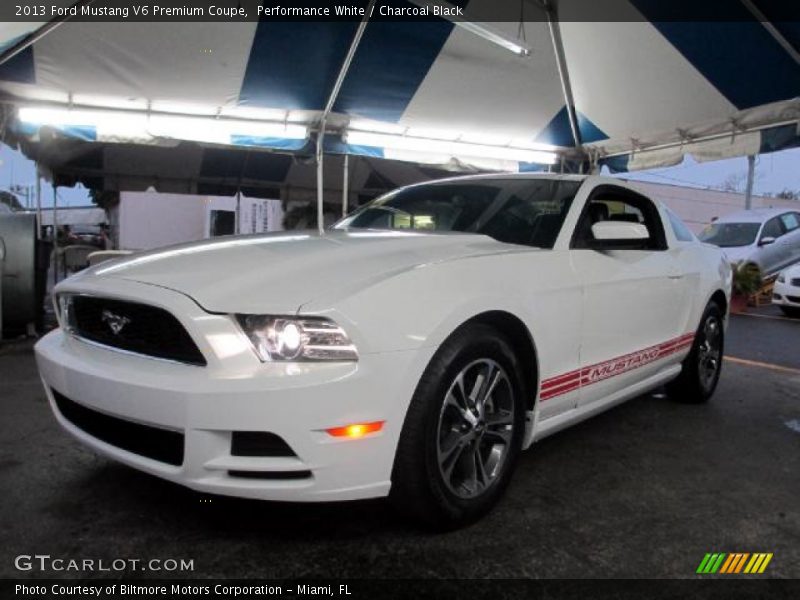 Front 3/4 View of 2013 Mustang V6 Premium Coupe