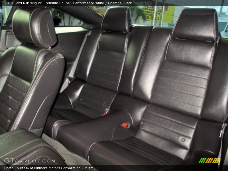 Performance White / Charcoal Black 2013 Ford Mustang V6 Premium Coupe